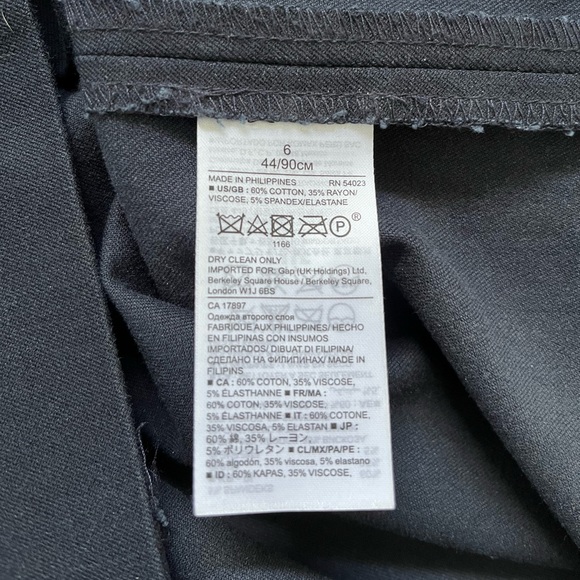 Banana Republic Navy Blue ponte 3/4 sleeve body on dress - Picture 2 of 7